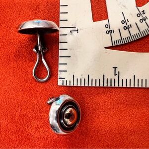 James Avery Silver Clip-On Earrings